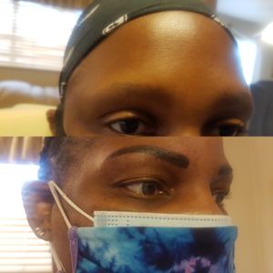 Eyebrow Tattoo result by Permanently Beautiful Solutions in Lancaster, CA