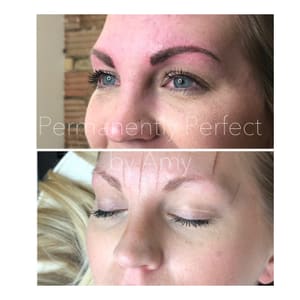 Eyebrow Tattoo result by Permanently Perfect by Amy, LLC in Rapid City, SD