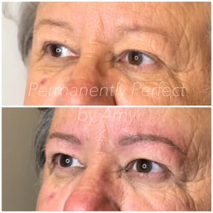 Eyebrow Tattoo result by Permanently Perfect by Amy, LLC in Rapid City, SD