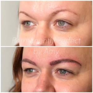 Eyebrow Tattoo result by Permanently Perfect by Amy, LLC in Rapid City, SD