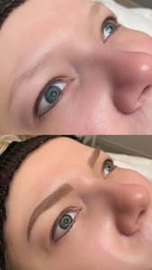 Eyebrow Tattoo result by Permanently Pretty in Moss Bluff, LA