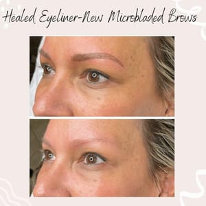 Eyebrow Tattoo result by Permanently You in Clearwater, FL