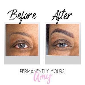 Eyebrow Tattoo result by Permanently Yours, Amy in Texarkana, TX