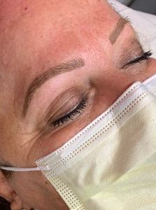 Eyebrow Tattoo result by Permanently Yours, Amy in Texarkana, TX