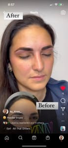 Eyebrow Tattoo result by PF Beauty Lab in Pinecrest, FL