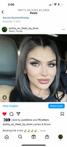 Eyebrow Tattoo result by PF Beauty Lab in Pinecrest, FL