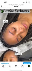 Eyebrow Tattoo result by PF Beauty Lab in Pinecrest, FL