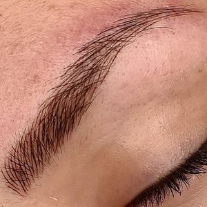 Eyebrow Tattoo result by Phd. Brows Boutique in Midland, TX