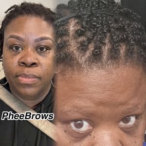Eyebrow Tattoo result by PheeBrows Beauty Bar in Lewisville, TX
