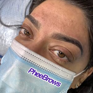 Eyebrow Tattoo result by PheeBrows Beauty Bar in Lewisville, TX