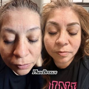 Eyebrow Tattoo result by PheeBrows Beauty Bar in Lewisville, TX