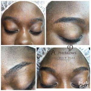 Eyebrow Tattoo result by PhiBrows Elite in Williamsburg, VA