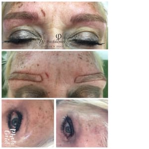 Eyebrow Tattoo result by PhiBrows Elite in Williamsburg, VA