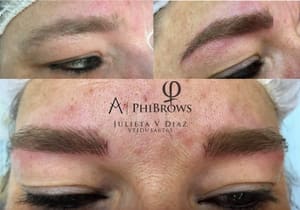 Eyebrow Tattoo result by PhiBrows Elite in Williamsburg, VA