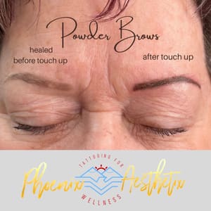 Eyebrow Tattoo result by PhoAesth in Oklahoma City, OK