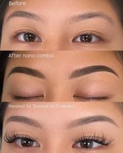 Eyebrow Tattoo result by Phoenix Brows San Francisco in San Francisco, CA