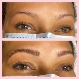 Eyebrow Tattoo result by Pigments Permanent Cosmetics- Heather Darby RN in Hattiesburg, MS