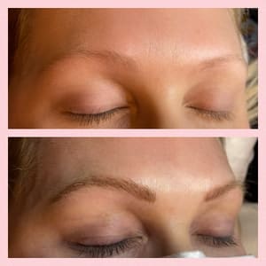 Eyebrow Tattoo result by Pigments Permanent Cosmetics- Heather Darby RN in Hattiesburg, MS