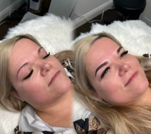 Eyebrow Tattoo result by Pillowtalk Beauty in Eau Claire, WI