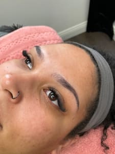 Eyebrow Tattoo result by Pillowtalk Beauty in Eau Claire, WI