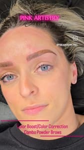 Eyebrow Tattoo result by Pink Artistry PMU in Waterbury, CT