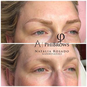 Eyebrow Tattoo result by Pink Ink PMT in Lawrenceville, GA