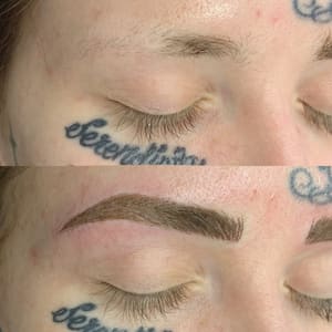 Eyebrow Tattoo result by Pink Lady Permanent in Lancaster, PA