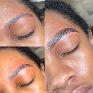 Eyebrow Tattoo result by Pink Mink NYC in Williston Park, NY