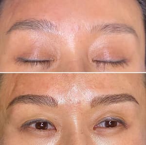 Eyebrow Tattoo result by Pink SOL Beauty in Prosper, TX