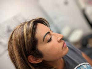 Eyebrow Tattoo result by Pink Velvet Salon in Round Rock, TX