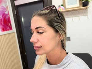 Eyebrow Tattoo result by Pink Velvet Salon in Round Rock, TX