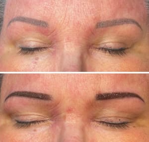Eyebrow Tattoo result by Pins & Needles Permanent Makeup by Adelena in Lynchburg, VA