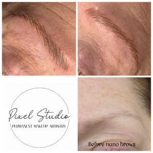 Eyebrow Tattoo result by Pixel Studio LLC in Tulsa, OK