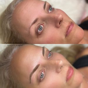 Eyebrow Tattoo result by Platinum Beauty Esthetics in Rocklin, CA