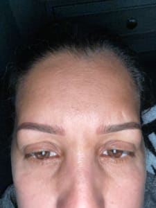 Eyebrow Tattoo result by Platinum Esthetics in Brookfield, CT