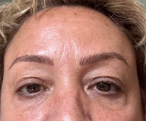 Eyebrow Tattoo result by Platinum Esthetics in Brookfield, CT