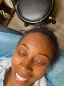 Eyebrow Tattoo result by Platinum Esthetics in Chesapeake, VA