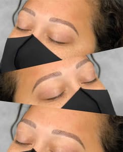 Eyebrow Tattoo result by Plucked and Inked in Hurst, TX