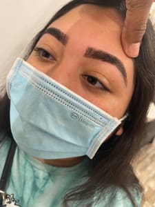 Eyebrow Tattoo result by Plucked and Inked in Hurst, TX
