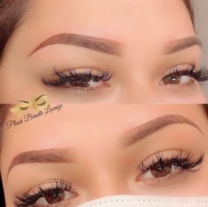 Eyebrow Tattoo result by Plush Beautè Lounge in Fontana, CA