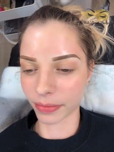 Eyebrow Tattoo result by Plush Beautè Lounge in Fontana, CA