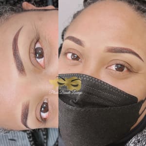 Eyebrow Tattoo result by Plush Beautè Lounge in Fontana, CA
