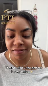 Eyebrow Tattoo result by Plush Threading Lounge - Flower Mound in Flower Mound, TX