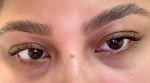 Eyebrow Tattoo result by Plush Threading Lounge - Flower Mound in Flower Mound, TX