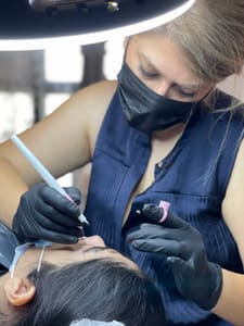Eyebrow Tattoo result by PM Browz & Beauty Studio in Pleasanton, CA