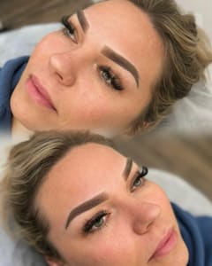 Eyebrow Tattoo result by PM Browz & Beauty Studio in Pleasanton, CA
