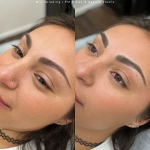 Eyebrow Tattoo result by PM Browz & Beauty Studio in Pleasanton, CA