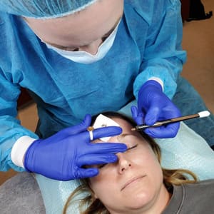 Eyebrow Tattoo result by PM Couture Studios in West Allis, WI