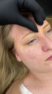Eyebrow Tattoo result by PMU and Piercings @ Skin & Tonic in Helper, UT