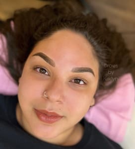 Eyebrow Tattoo result by PMU and Removal by Kirklyn in Tampa, FL